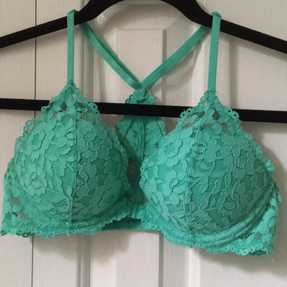 PINK Racerback Push Up Bra